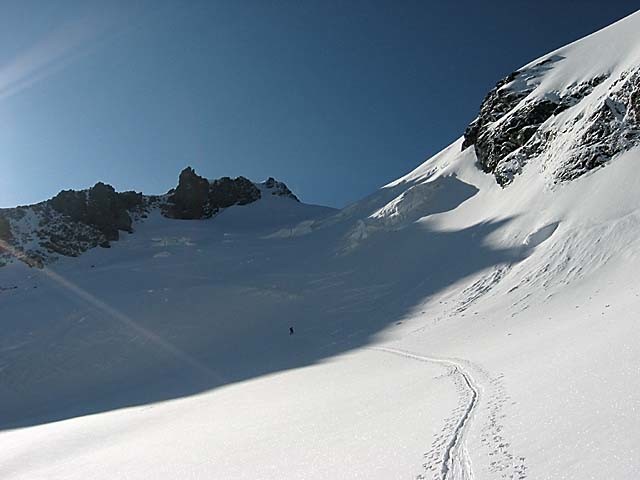 Montée au col des petites roches