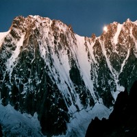 Face Nord des droites et de l'aiguille verte