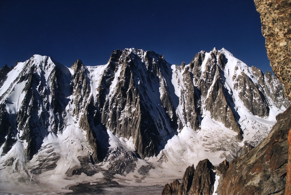 Face Nord des courtes, des droites et de l'aiguille verte