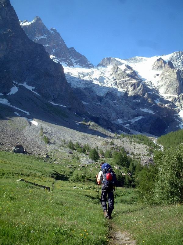 Meije : la montée au refuge