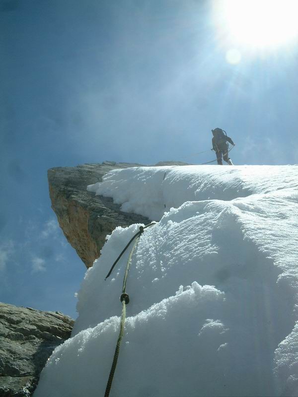 La meije : traversée des arêtes