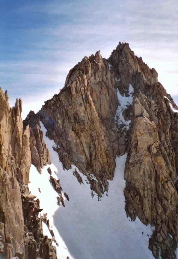 Aiguille du Tour : haut du couloir de la Table