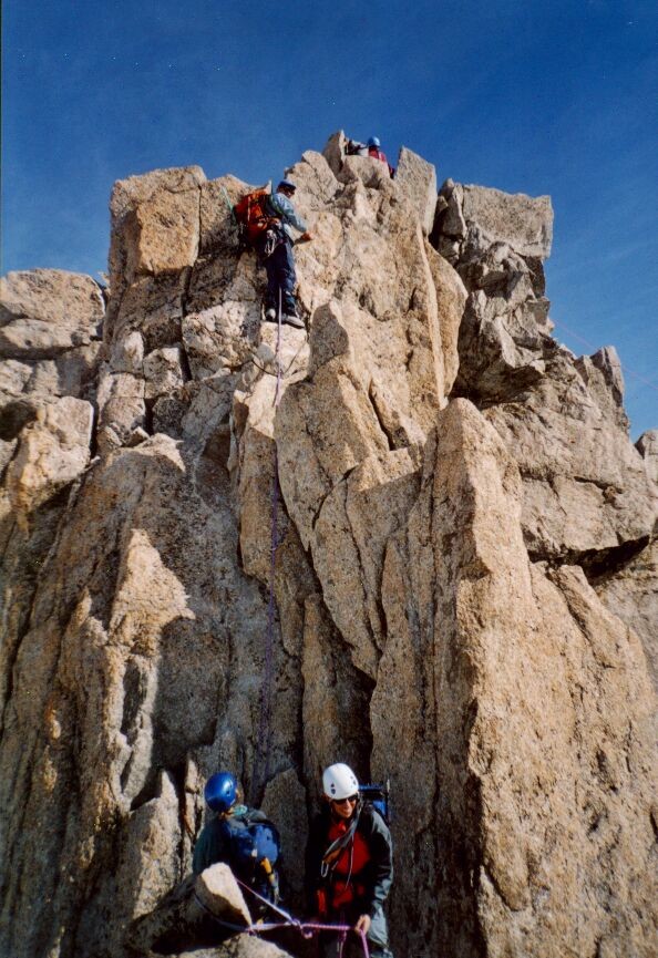 Aiguille du Tour : au-dessus de la Table
