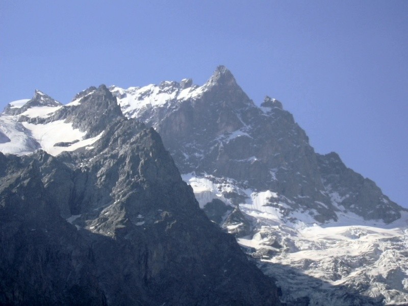 La face N de la Meije depuis la Grave