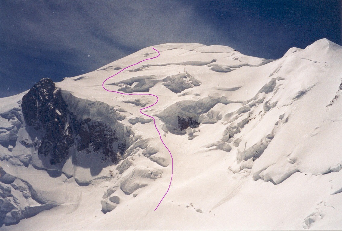 Mont Blanc, Face N