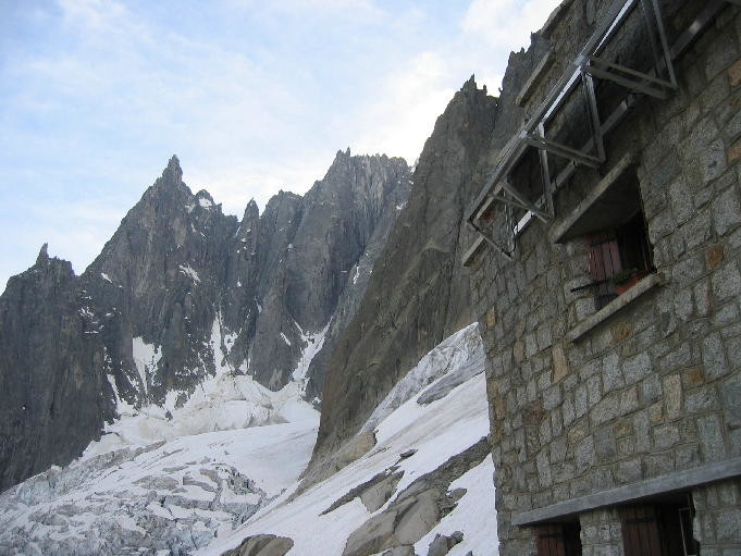 Premiere pointe des Nantillons du refuge
