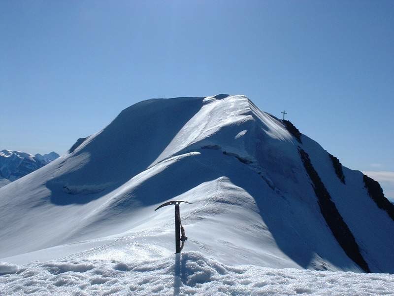 Le sommet du Balmhorn 3698m