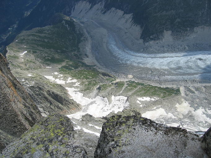 Mer de glace pris du Baton de Wicks