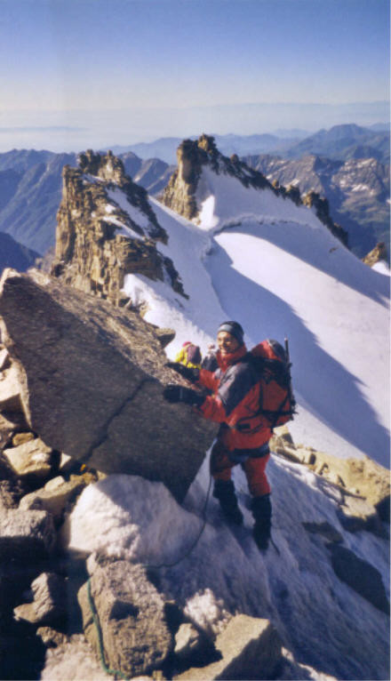 Arête finale du Grand Paradis
