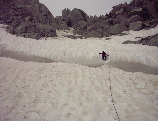 Tour Ronde - via normale (discesa)