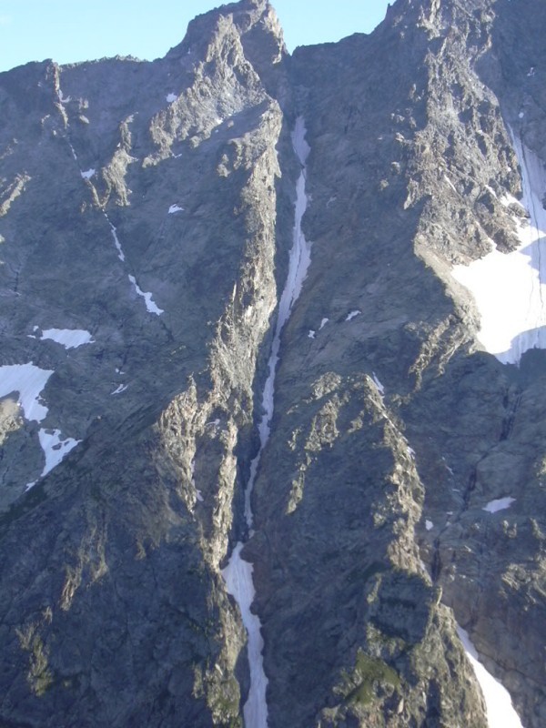 couloir Pelas-Verney à la pointe de Celse Niere