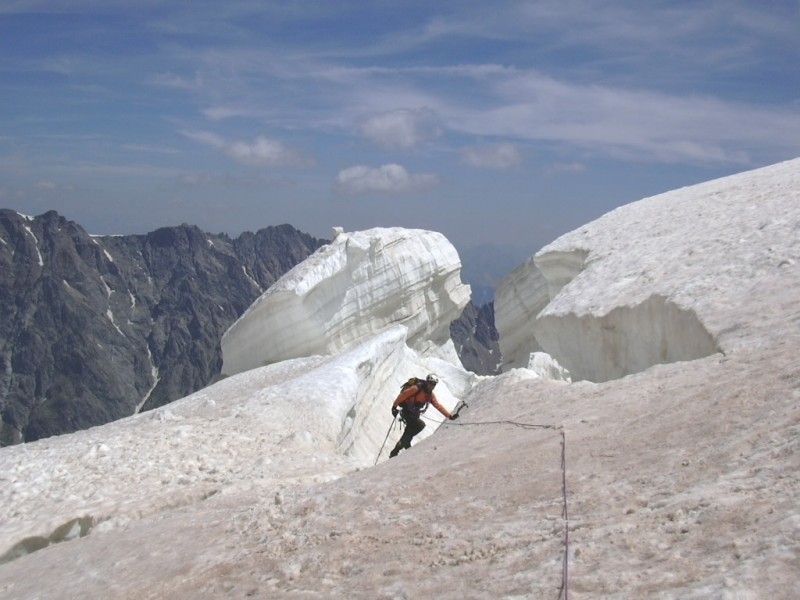 Quelque part sur le glacier des Violettes