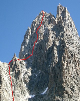 Petit Dru voie normale Petit Dru voie normale