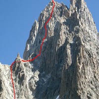 Petit Dru voie normale