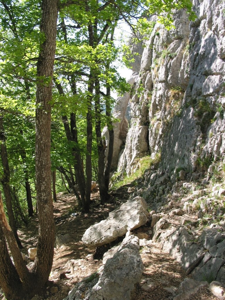 Au pied des voies faciles de Pont de Roide
