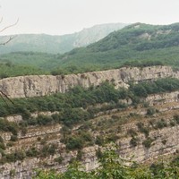 La falaise de Courmes