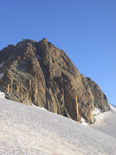 La face SE de la pointe Lachenal