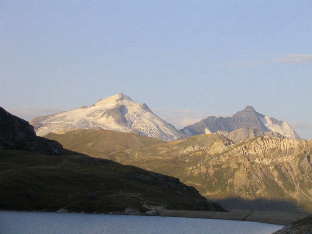 La Grande Motte et la Grande Casse depuis le barrage du Saut