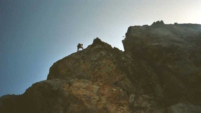 Surplomb en 6c et 7a Punta Calcina