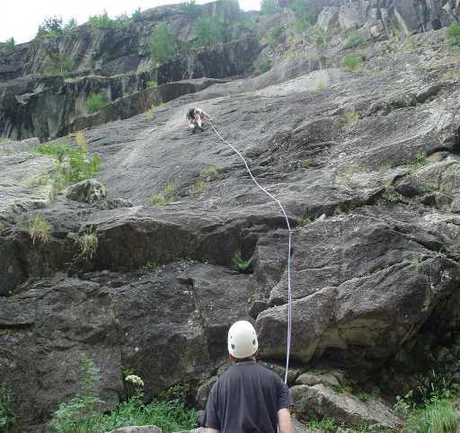 ecole de la fissure à ailefroide (buff de dos!)