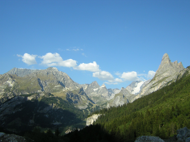 Paysage au dessus de Pralognan