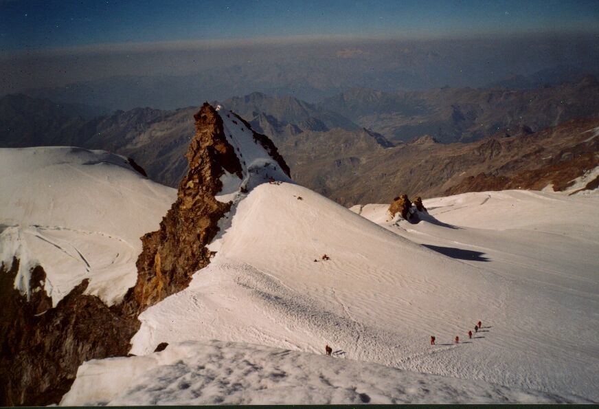 Vue sur la face du Schwarzhorn