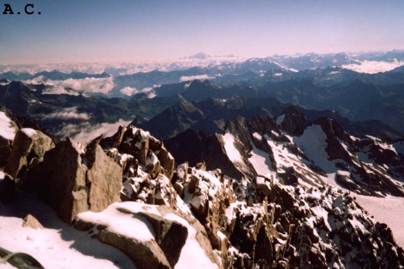 Barre des Ecrins - Sur l'arête