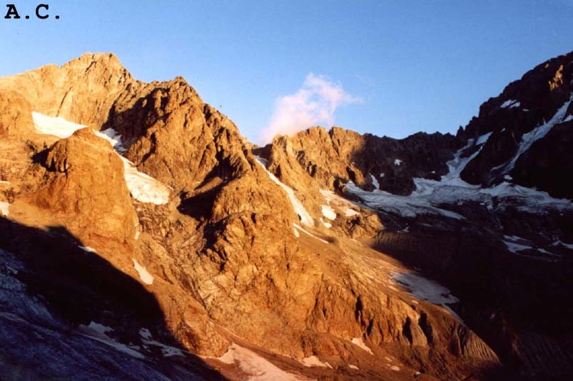 Col du Sélé - Lever de soleil sur la Pointe du Sélé