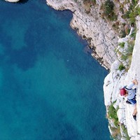 escalade dans les calanques...