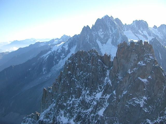 Les aiguilles de Charmoz Grépon