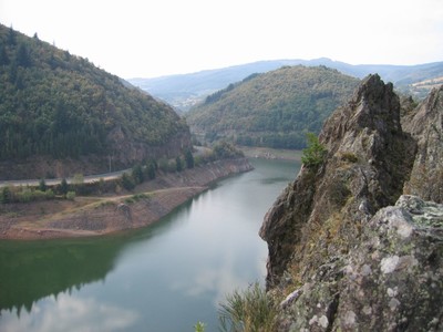Py se Lance - vue du lac prise du secteur du col Py se Lance - vue du lac prise du secteur du col
