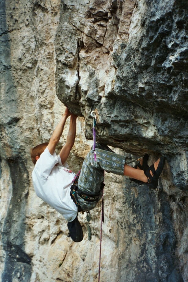 Mathieu B. dans "may day " 7a (secteur 2).