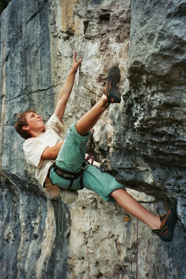 Aurélien B. dans "may day " 7a (secteur 2).