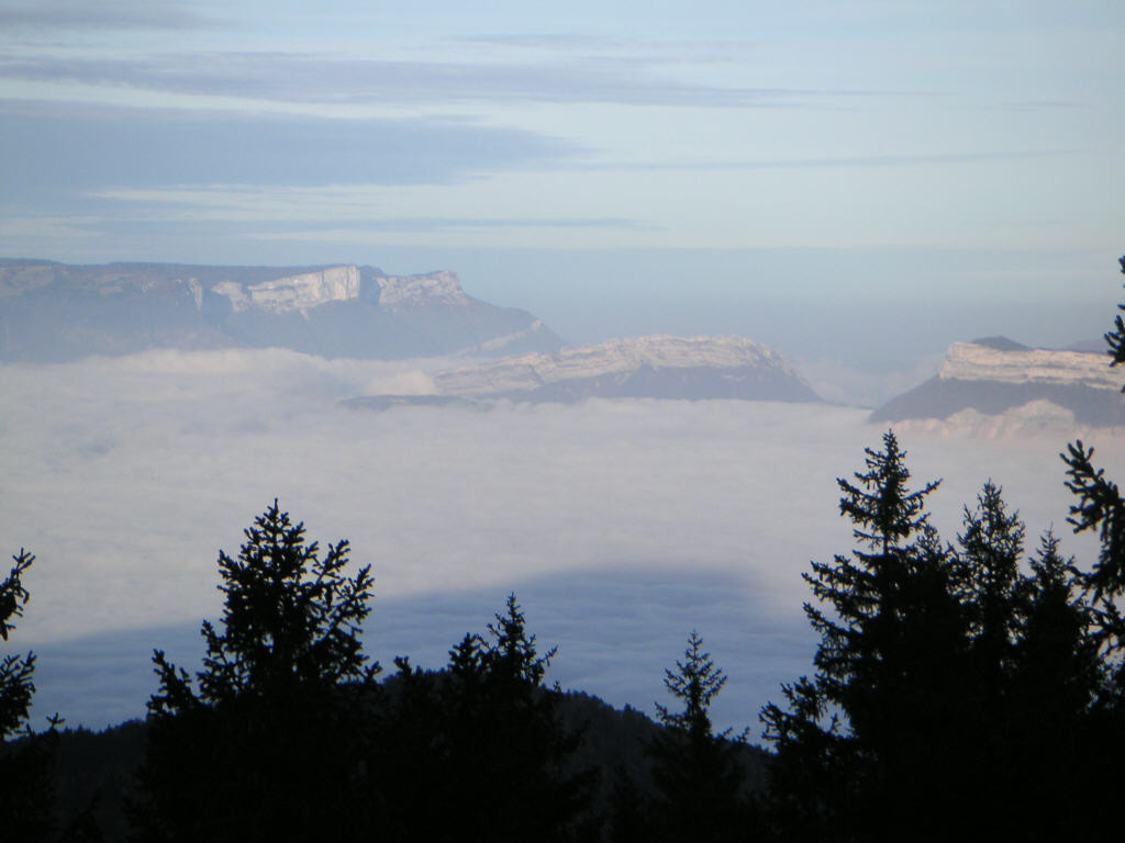 Une mer de nuage bien propre