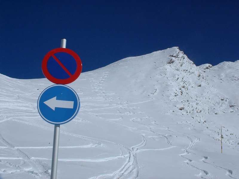 Aiguille du Calvaires sommet supérieur