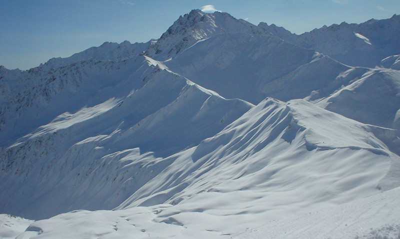 Grand Golliat depuis la Tête de Ferret
