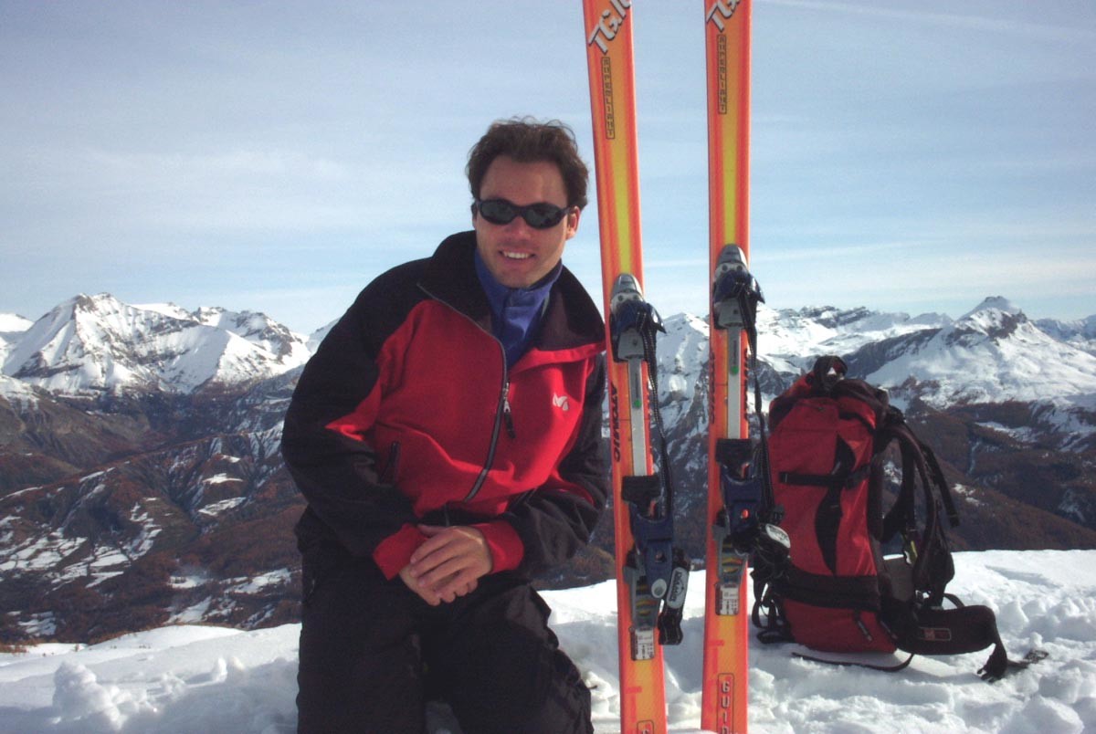Alex au sommet de l'Autapie du Val d'Allos