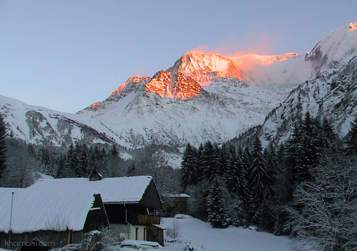 le gouter - coucher de soleil