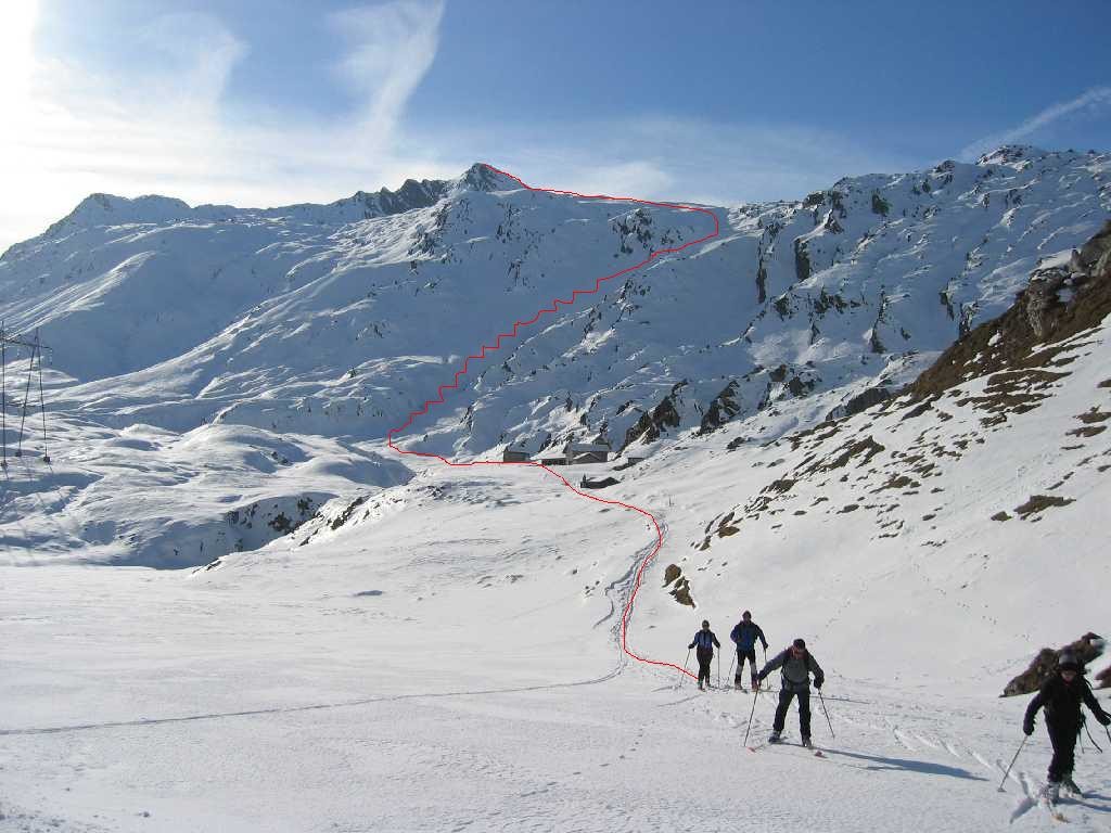 itinerario dal passo del Lucomagno