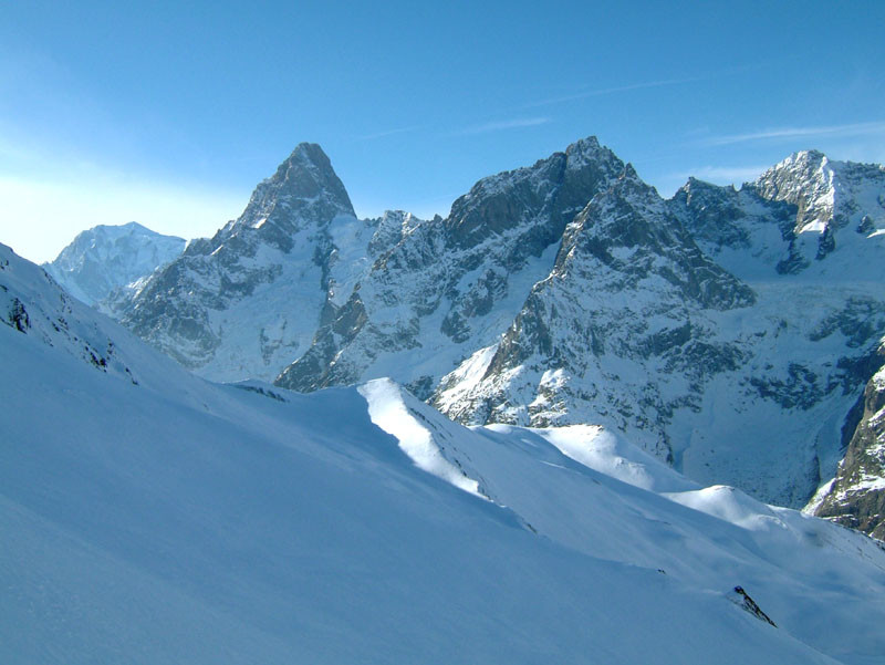 Grandes Jorasses depuis le col Ban Darray