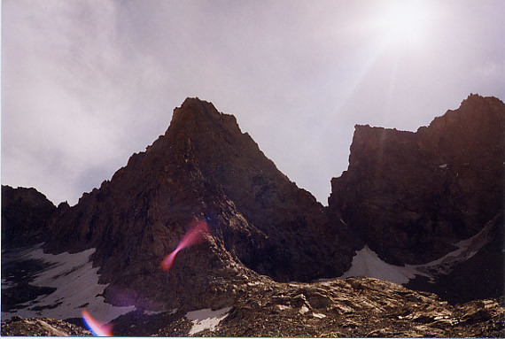 Pointe des Aigles, Arête W
