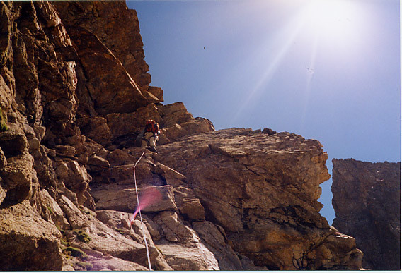 Pointe des Aigles, Arête W