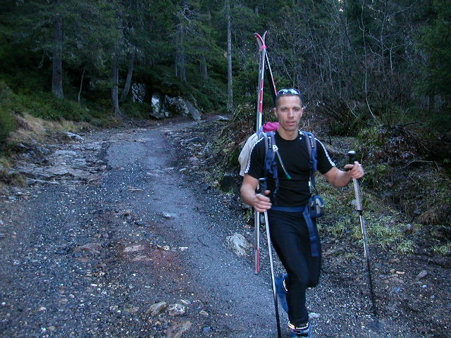 Laurent dans le chemin des Romains