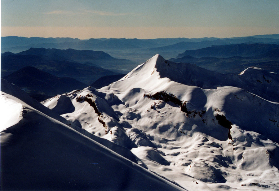Paysage vue du sommet de la Coupa