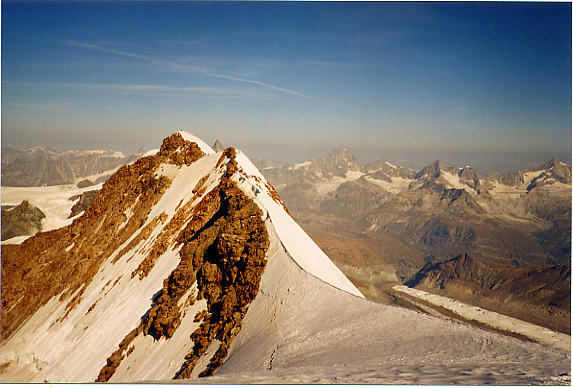 Dans la traversée du Lyskamm
