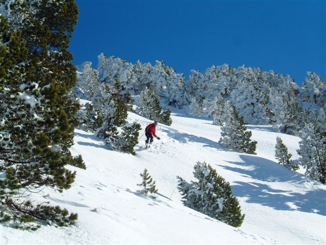 Descente W sous le Roc de Poyez
