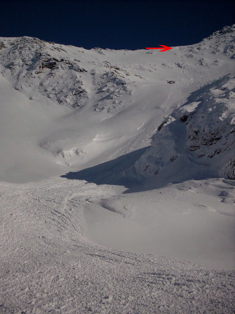 Avalanche à la Pointe de Barasson 4