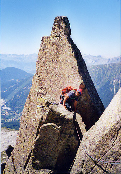 Arête des Papillons sur le Peigne