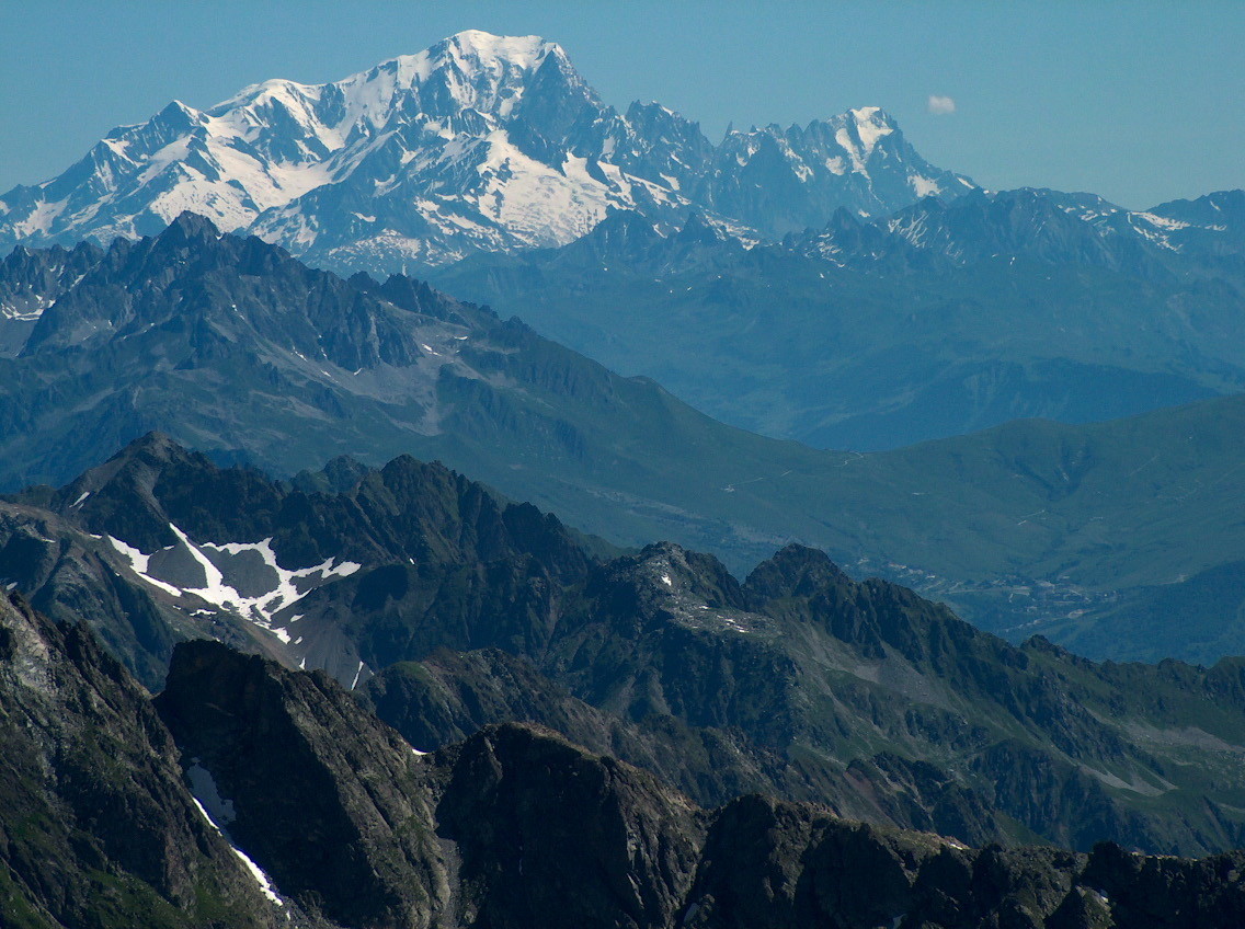 Mont Blanc et Saint François depuis Rocher Blanc