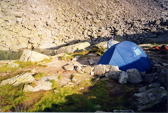 Bivouac au Plan de l'Aiguille